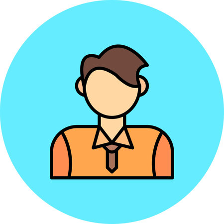 Boy Creative Icons Designのイラスト素材