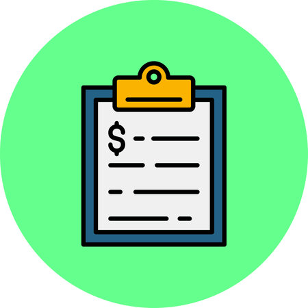 Daily Report Creative Icons Designのイラスト素材