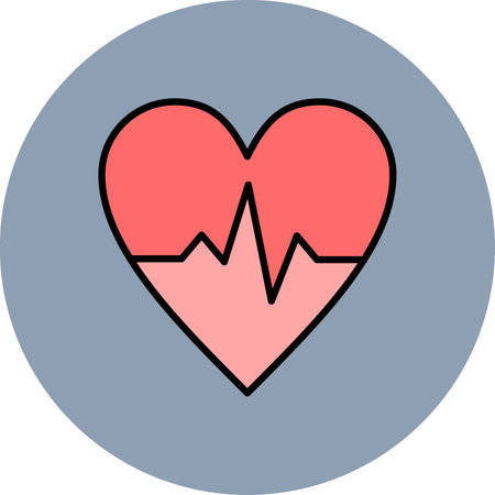 Heart Rate Creative Icons Designのイラスト素材