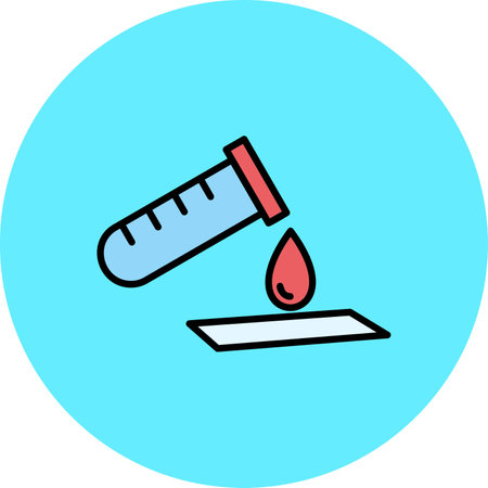 Blood Test Creative Icons Designのイラスト素材