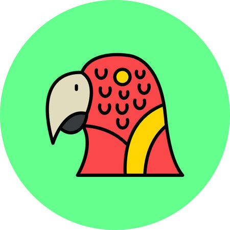 Parrot Creative Icons Designのイラスト素材