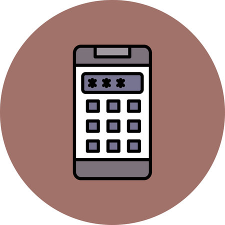 Pin Code Creative Icons Designのイラスト素材
