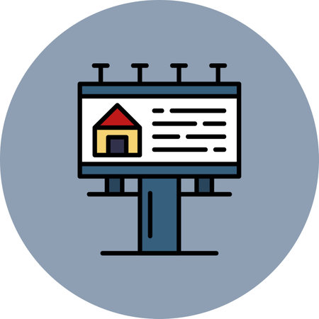 Billboard Creative Icons Designのイラスト素材