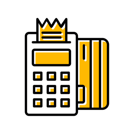 Pos Terminal Creative Icons Designのイラスト素材