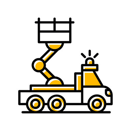 Ladder Truck Creative Creative Icons Designs Designのイラスト素材