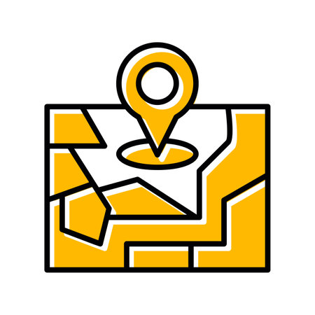 Street Map Creative Icons Designのイラスト素材