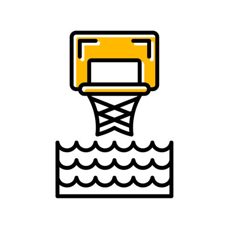 Water Basketball Creative Icons Designのイラスト素材