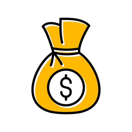 Money Bag Creative Icons Designのイラスト素材
