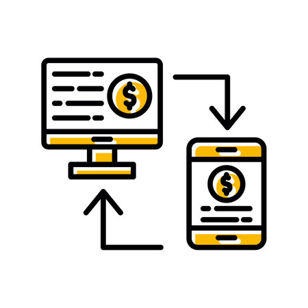 Online Transfer Creative Icons Designのイラスト素材