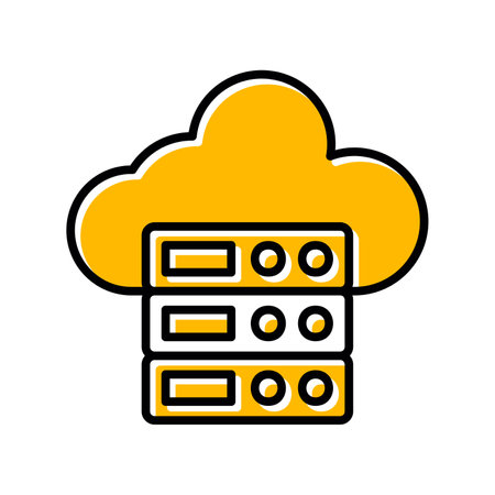 Cloud Data Creative Icons Designのイラスト素材
