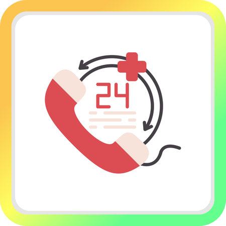 Emergency call Creative Creative Icons Designs Designのイラスト素材