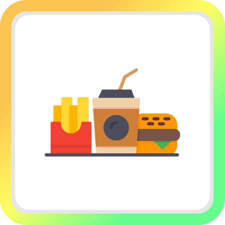 Fast Food Creative Icons Designのイラスト素材