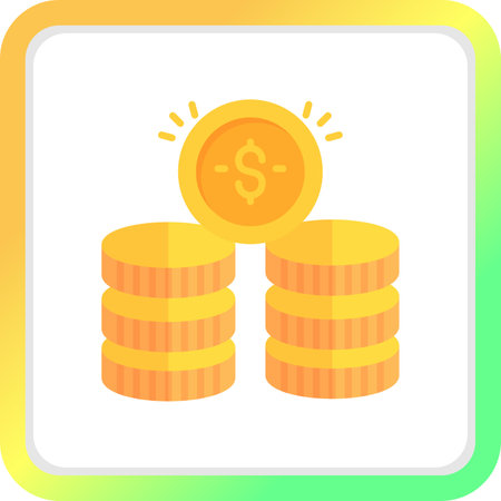 Coin Creative Creative Icons Designs Designのイラスト素材