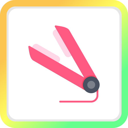 Hair Straightener Creative Creative Icons Designs Designのイラスト素材