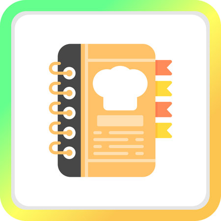 Recipe Book Creative Creative Icons Designs Designのイラスト素材