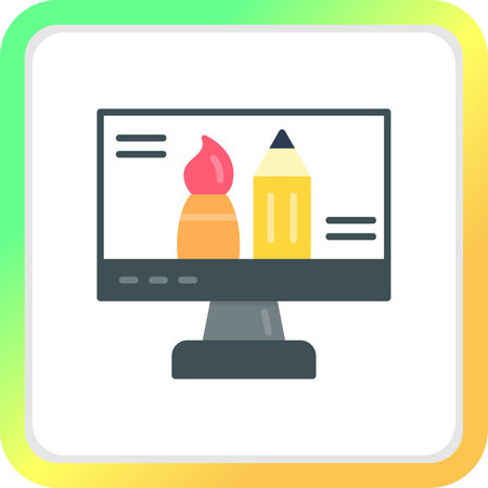 Graphic Design Creative Icons Designのイラスト素材