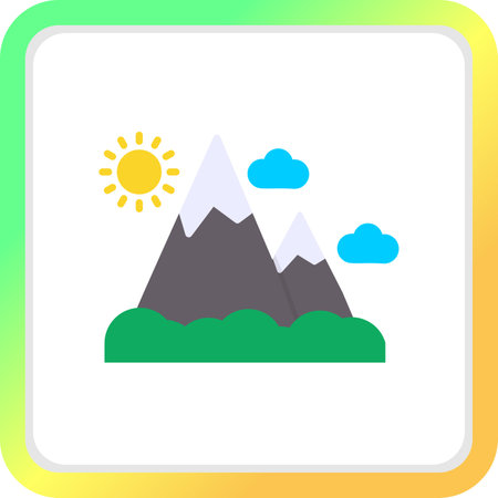 Mountain Creative Creative Icons Designs Designのイラスト素材