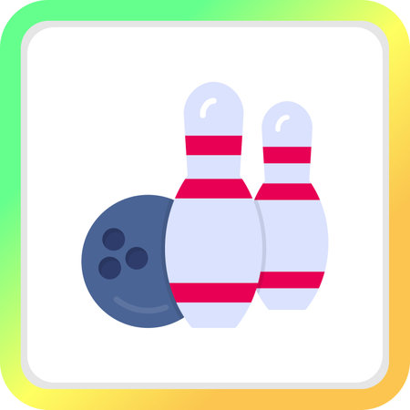 Bowling Creative Icons Designのイラスト素材
