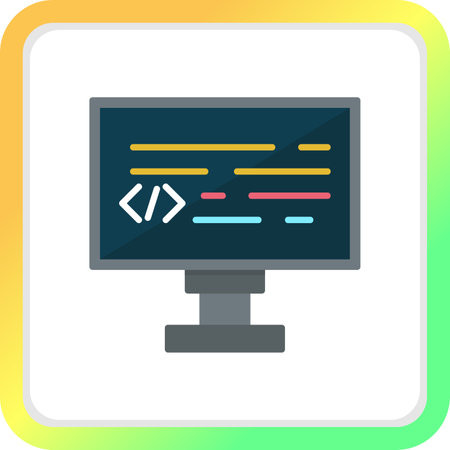 Coding Creative Icons Designのイラスト素材