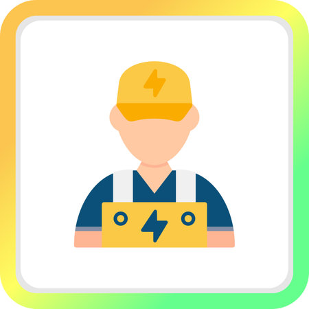 Electrician Creative Creative Icons Designs Designのイラスト素材