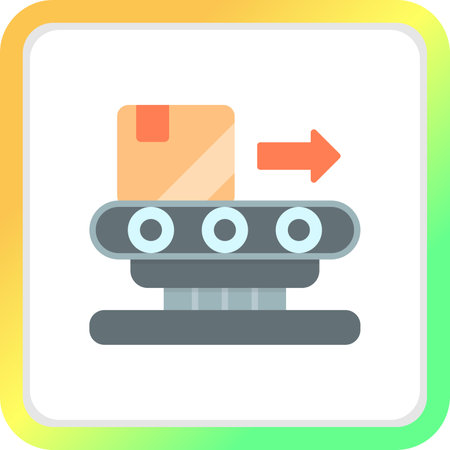 Conveyor Belt Creative Creative Icons Designs Designのイラスト素材