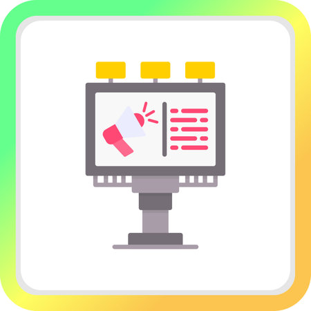 Billboard Creative Creative Icons Designs Designのイラスト素材