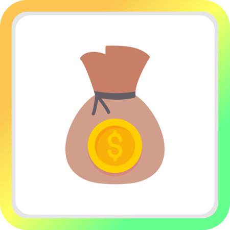 Money Bag Creative Icons Designのイラスト素材