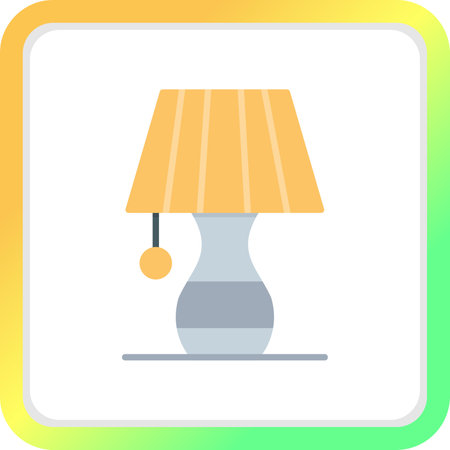 Table Lamp Creative Icons Designのイラスト素材