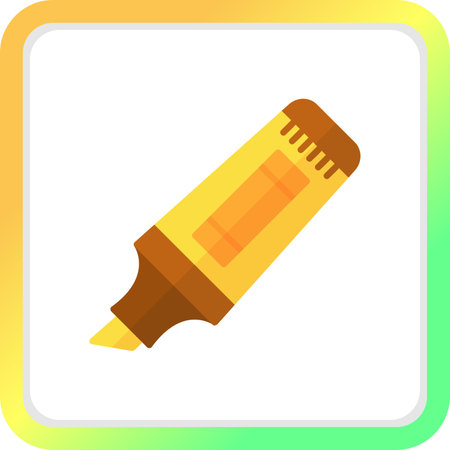 Highlighter Creative Icons Designのイラスト素材