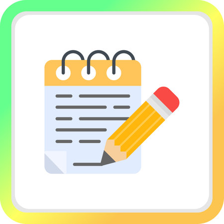 Notepad Creative Creative Icons Designs Designのイラスト素材