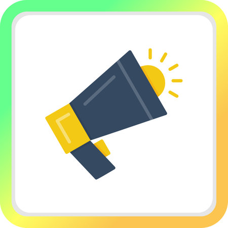Megaphone Creative Icons Designのイラスト素材