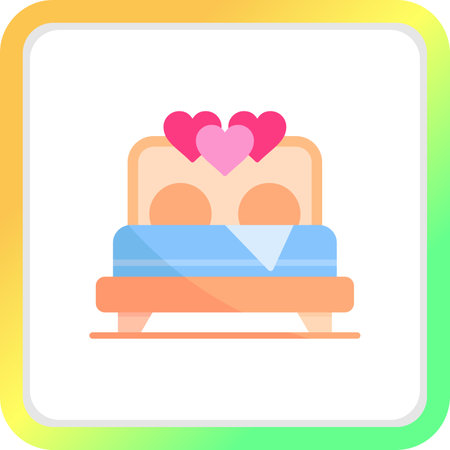 Bed Creative Creative Icons Designs Designのイラスト素材