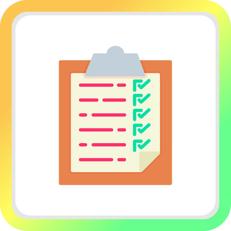 List Creative Icons Designのイラスト素材