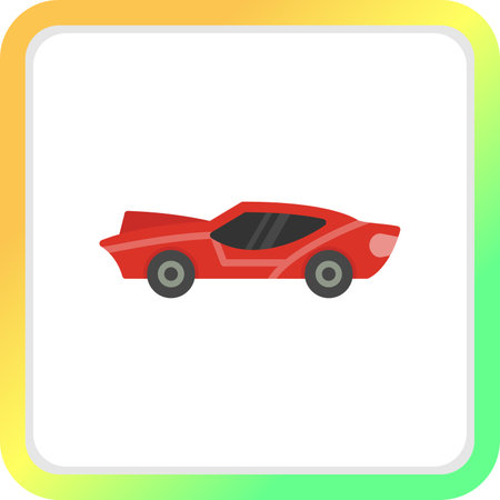 Sports Car Creative Icons Designのイラスト素材