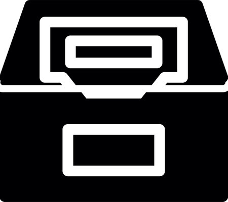 Files Box Iconのイラスト素材