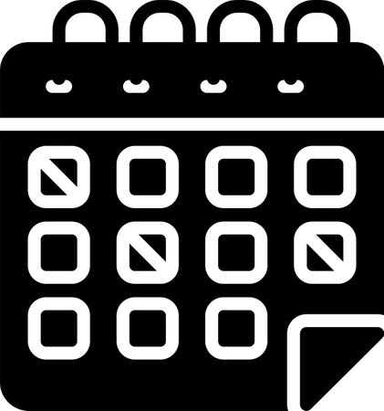 Calendar Iconのイラスト素材