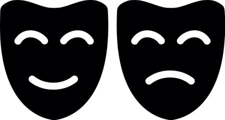 Theater Masks Iconのイラスト素材