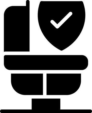 Bathroom Safety Iconのイラスト素材