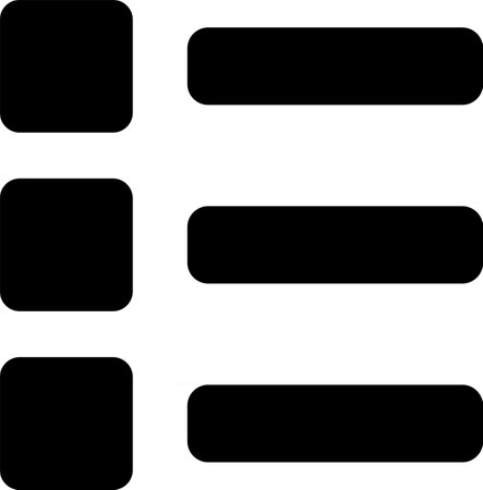 List Iconのイラスト素材
