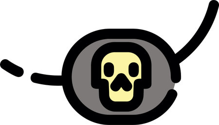 Pirates Patch Creative Icon Designのイラスト素材