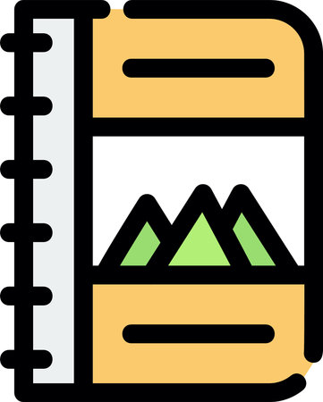 Sketchbook Creative Icon Designのイラスト素材
