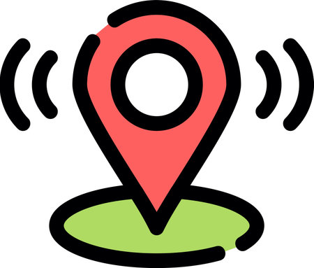 Location Pin Creative Icon Designのイラスト素材