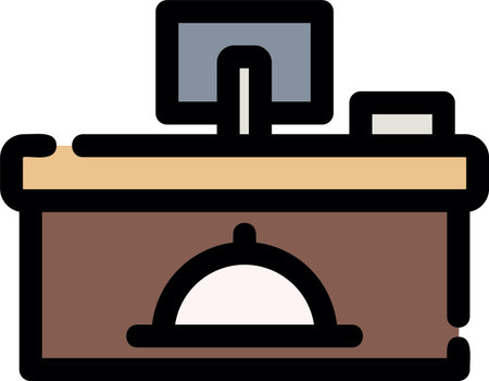 Cashier Creative Icon Designのイラスト素材