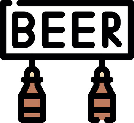 Beers Creative Icon Designのイラスト素材