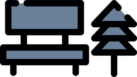 Bench Creative Icon Designのイラスト素材