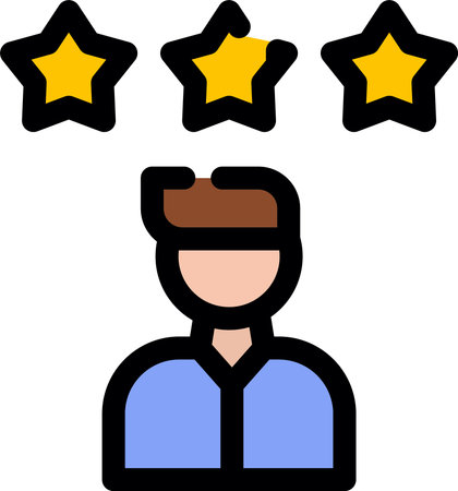 Rating Creative Icon Designのイラスト素材