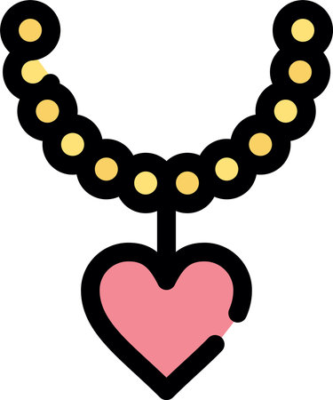 Pearl Necklace Creative Icon Designのイラスト素材