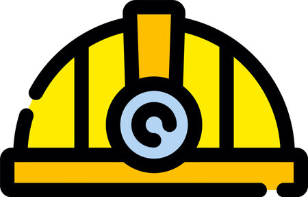 Helmet Creative Icon Designのイラスト素材