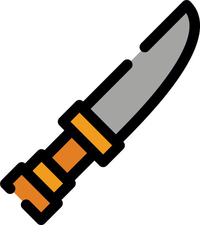 Knife Creative Icon Designのイラスト素材