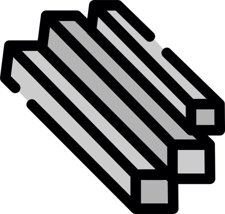 Metal bar Creative Icon Designのイラスト素材